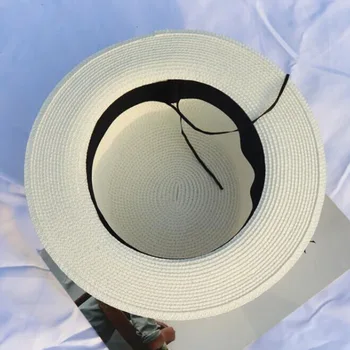 MAERSHEI Verão casual chapéus de sol para as mulheres formam a letra M de jazz de palha para o homem de praia, de sol palha, chapéu Panamá Atacado e varejo