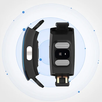 KAIHAI H66 além de medição de pressão arterial banda PPG ECG VFC inteligente pulseira Atividade de fitness tracker saúde dispositivos Portáteis