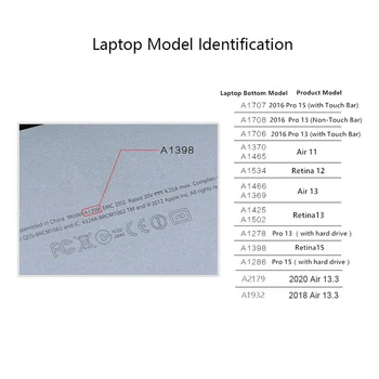 Rígido de PVC de Moda Case Capa para Macbook Air 11 12 13 A1932 A2179 2020 Pro De 13 A 15 de Toque Bar A1286 Anti-risco Laptop Shell de Pele