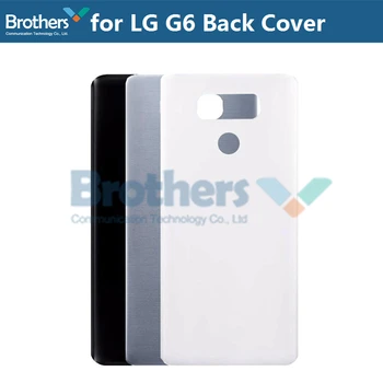 Capa para LG G6 caixa da Bateria com impressão digital Cabo Flex + Lente da Câmera para o LG G6 H870 Bateria Porta Traseira de Substituição de Novo