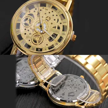 Simples de Moda relógio de Pulso de Roma Digital Liga Pulseira de Relógio Oco Clarividente Relógios de Homens E Mulheres Casual Relógio de Quartzo JH