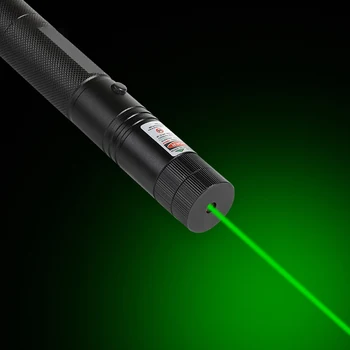 Poderoso 10000m 532nm Laser de Vista Ponteiro Laser Verde de Luz Visível Feixe de Acampamento de Caça Acessórios Brinquedo do Gato Caneta Laser