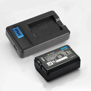NP-FW50 Bateria Carregador de LCD Único Carregador USB para Sony Alpha A6000 A6300 A6500 A7r A7 Carregador de Bateria do Navio da Gota