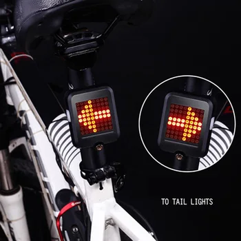 Bicicleta nova Auto luz Luz Indicadora de Direção Traseira, Luz de Advertência de Segurança da lâmpada de Carro Lâmpada da lanterna traseira para Bicicleta de Estrada de acessórios