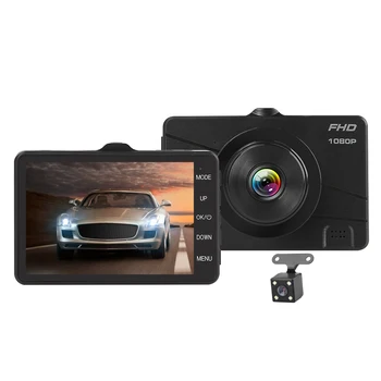 140 Lente de Grau FHD 1080p Câmera do Carro DVR Painel de Cam com uma Câmera de visão Traseira do Carro DVR do Traço Câmera de Visão Traseira Dual Câmera de Vídeo