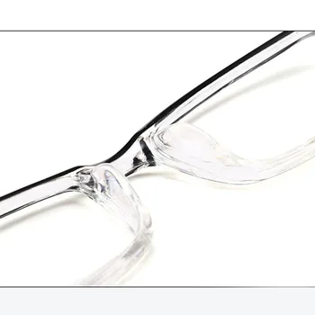 RBRARE de Moda de Nova Praça de Leitura Óculos de meia-idade e de Idade Leitores Ultraleve Retangular de Plástico Armação de Óculos de Leitura Gafas