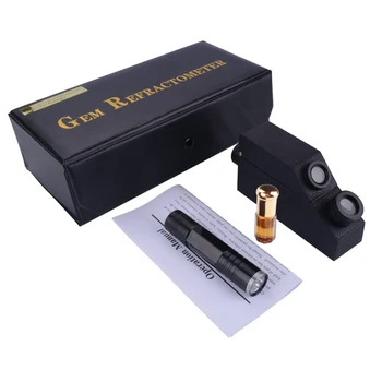 Gem Refractometer Jewelry RHG 1.30-1.81RI Professional Gemstone ldentification 83XF