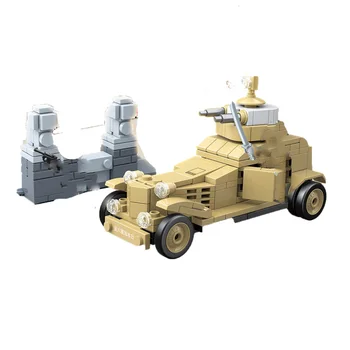 Militares Série guerra Mundial, o Exército Japonês Tipo 95 off-road de automóvel de passageiros DIY modelo de Construção de Blocos de Tijolos Brinquedos Presentes