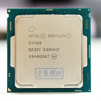 Intel Pentium Computador PC Desktop Processador G4560 CPU LGA 1151 - 14 nanômetros Dual-Core funcionando corretamente