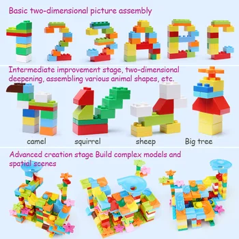 Pickwoo D6 40 a 201 Pcs Mármore Corrida Executar DIY Labirinto Bolas de Blocos de Construção Duploed Funil de Slide em Tamanho Grande Tijolos de Brinquedos Educativos