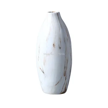 Mármore Padrão Vaso De Cerâmica Ornamentos Nórdicos Luz Criativa De Luxo Para Casa, Decoração, Acessórios Modernos, Simples Sala De Estar Vasos