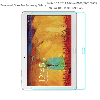 9H Vidro Temperado Protetor de Tela Para Samsung Galaxy Note 10.1 Edição P600 P601 P605 Guia Pro T520 T521 T525 Tablet Filme