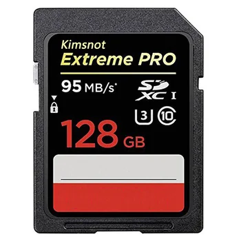 Kimsnot Extreme Pro Cartão de Memória SD Cartão de 16GB 32GB 64GB de 128 gb 256 GB SDHC SDXC Class10 95mb/s C10 Alta Velocidade 633x UHS-I