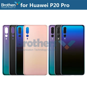 Caixa da bateria para Huawei P20 Pro Porta da Bateria com Lente de Câmera de Metal para Huawei P20 Pro Trás de Volta Caso de Habitação de Substituição Superior