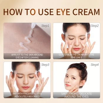 30g de Olho Creme Removedor de olheiras Olho Cuidados Inchaço Anti-Envelhecimento, Anti-rugas e Firmeza Olho Essência de Cuidados da Pele Creme LAIKOU