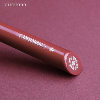 CHICHODO maquiagem escova-Luxo Rosa Vermelha série-alta qualidade de cabra bronzer escova cosmético ferramenta-maquiagem escova-beleza caneta
