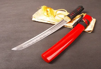 Brandon Espadas Artesanais Samurai Japonês Tanto 1060 Aço Carbono Afiada Espada Pronto Para A Batalha Full Tang Batalha Espada Curta Faca