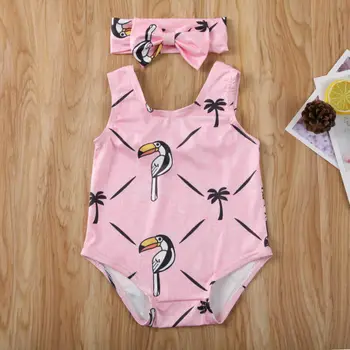Infantil Bebê Meninas Crianças Swimwear Maiô Traje De Natação Sunsuit Roupas De Verão