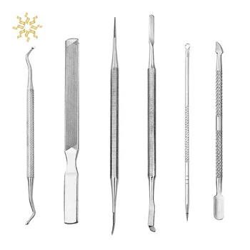 2021 NOVA Manicure Conjuntos de ferramentas de Aço Inoxidável Prego Empurrador de Cutículas Pele Cortadores de Removedor de Manicure Pedicure Unhas Ferramenta de nail kit