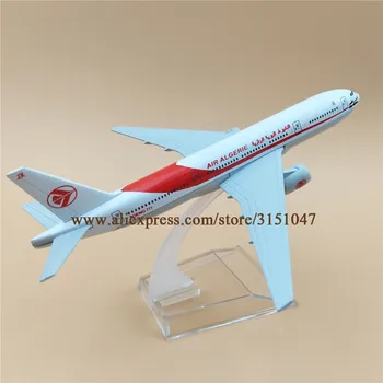 16cm Air ALGERIE Boeing 777 B777 companhias Aéreas de Avião Modelo de Avião, Modelo de Liga de Avião de Metal Fundido Brinquedo Dom Crianças