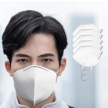 Boca do cara Máscara de Meltblown pano de filtro 4 Camadas Anti PM2.5 De Partículas De Poluição De Proteção Respirador