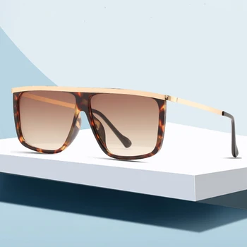 2020New de Luxo Gradiente de óculos de sol de Alta Qualidade personalidade senhoras óculos de sol da moda retro armação óculos Lentes De Sol Mujer
