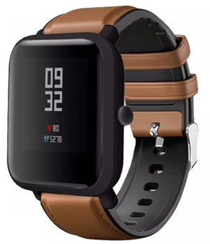 Faixa de Relógio de couro para o Huawei Honor ES honra magia de Silicone Macio de Substituição da Correia de Pulso Relógio de Pulseira Acessórios 20MM Correia