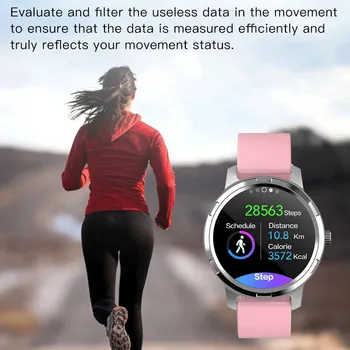 Mulheres Inteligentes Relógio Fisiológico Lembrete de Saúde de Detecção Impermeável Moda Casual, Esporte mulheres Relógio inteligente pulseira de presente