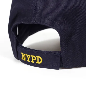 Marca snapback de alta qualidade NYPD bordado boné de beisebol de sol ao ar livre tampões de algodão ajustável casal chapéu de Hip Hop Chapéus