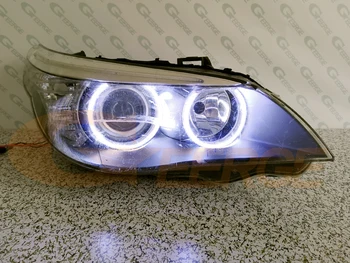 Para a BMW E60 E61 LCI 528i 530i 535i 550i M5 2007-2010 Excelente Ultra brilhante led de SABUGO olhos de anjo halo anéis