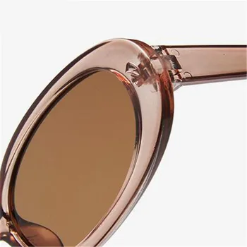 DYTYMJ Oval Pequena Armação Óculos de sol das Mulheres da Marca de Luxo de Óculos de Sol para Homens Moda Candy Color Óculos Vintage Oculos De Sol