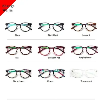 2020 Moda Das Mulheres De Óculos De Armação De Homens De Preto Óculos De Armação Vintage Rodada Limpar Lente De Óculos Ópticos Espetáculo Quadro