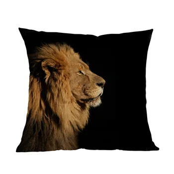 Africana Pastagem De Animais De Leão, Rei Dos Animais De Linho Fronha Casa Cadeira Sofá Da Sala De Decoração De Capa De Almofada
