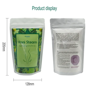 Novo pack Yonisteam de ervas Chinesas de desintoxicação de vapor de Higiene Feminina vaginal vapor yoni vapor para a saúde vaginal, com instrução