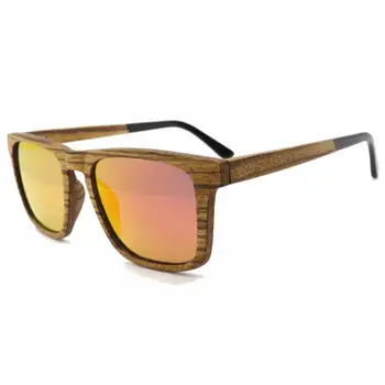 BerWer Novo Real de de Madeira de Óculos de sol Polarizados Artesanais de Bambu Mens Óculos de sol óculos de Sol dos Homens Gafas Oculos De Sol