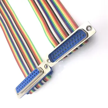 Personalizado DB9 DB15 DB25 DB37 macho para fêmea do cabo de extensão DIDC cabo de ligação do cabo série COM o DR.