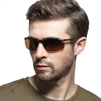 Quente dos homens de Moda UV400 Polarizada Revestimento de Óculos de sol dos homens de Condução Espelhos Oculos Óculos de Sol Óculos para homens Sunwear XY043