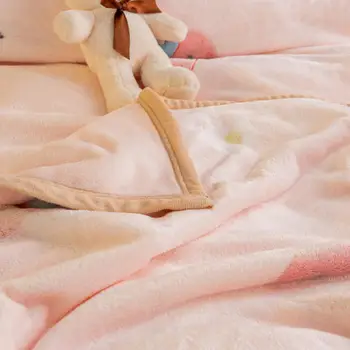 Alta densidade de Coral do Fleece macio jogar manta para sofá decoração cor-de-rosa cobertor quente cobrir a cama de presente