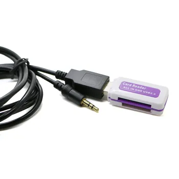 DOXINGYE auto-Rádio Digital USB MP3 de CD da Interface do Permutador de Adaptador de 3,5 mm: AUX In Entrada Para a Volkswagen, Skoda e Seat 8 pinos Interface