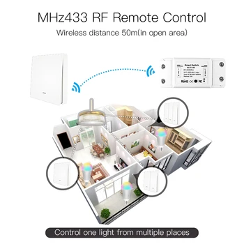 WiFi Controle Remoto sem Fio Smart Switch do Painel de Parede do Transmissor Inteligente Vida/Tuya APP