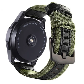 20mm 22mm de Nylon Banda para o Galaxy Watch 46mm watch3 41mm de 45mm, Alça para Samsung Engrenagem S3/Fronteira Clássico Galaxy active 2 Bracelete