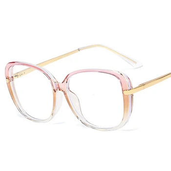 Veshion TR90 Olho de Gato Armações de Óculos Homens Mulheres Óptico de Moda Computador Óculos