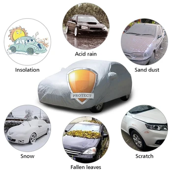 A lealdade do Carro-Capas para SUV Exterior Protetor solar Térmico de Protecção à prova de Poeira, Anti-UV Resistente a arranhões Carro Universal Cobre