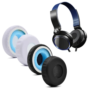 Adequado para -sony MDR-XB400 XB400 XB 400 1 par de preto substituível ouvido almofada de ouvido almofada almofada de peças de reparo