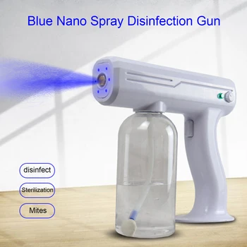 800 ML de eletricidade sem Fio Desinfetante Pulverizador Desinfecta a Luz Azul Nano Vapor da Arma de Pulverizador de Esterilização Nano Arma de Pulverizador Para Home Office