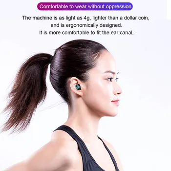 Impermeável TWS sem Fio Estéreo de Esportes Fone de ouvido Bluetooth 5.0 Fones de ouvido Controle de Toque Fones de ouvido 8D Música de Fone de 3500mAh do Banco do Poder