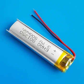 3 pcs 801350 3,7 V 500mAh bateria lipo Recarregável de polímero de lítio baterias para MP3 GPS DVD bluetooth gravador de e-book câmara