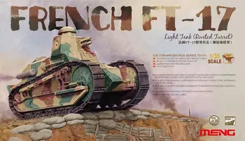 Meng Modelo de 1/35 TS-011 francês FT-17 Tanque de Luz (Rebitadas Torre)