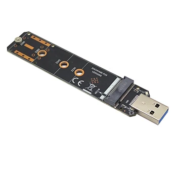 M. 2 para USB 3.0 Dual Protocolo SSD Conselho M. 2 NVME PCIe NGFF SATA M2 SSD Adaptador para 2230 2242 2280 2260 NVME/SATA M. 2 SSD RTL9210B