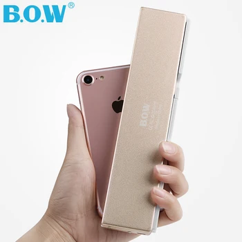 B. O. W Ultra Mini Teclado para celular / Tablet, Fino e Leve Dobrável Portátil Estilo 3 Dispositivos Bluetooth Conexão